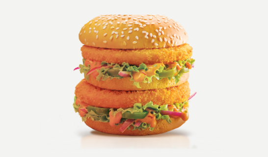 Double Veg Patty Burger